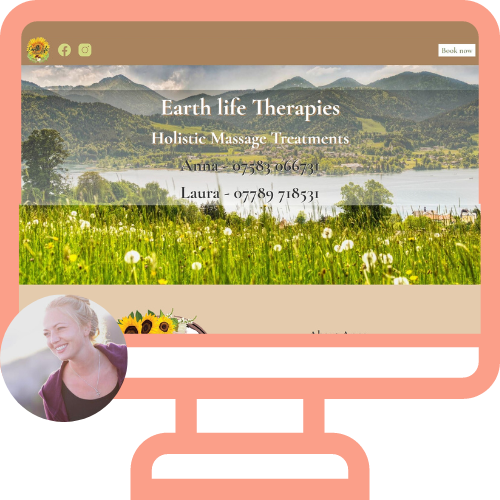 another reiki website for a client with earthlife therapies